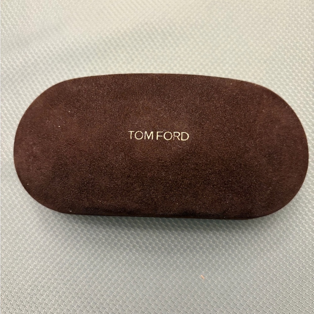Tom Ford Black Glasses with Gold Accents - Picture 6 of 8